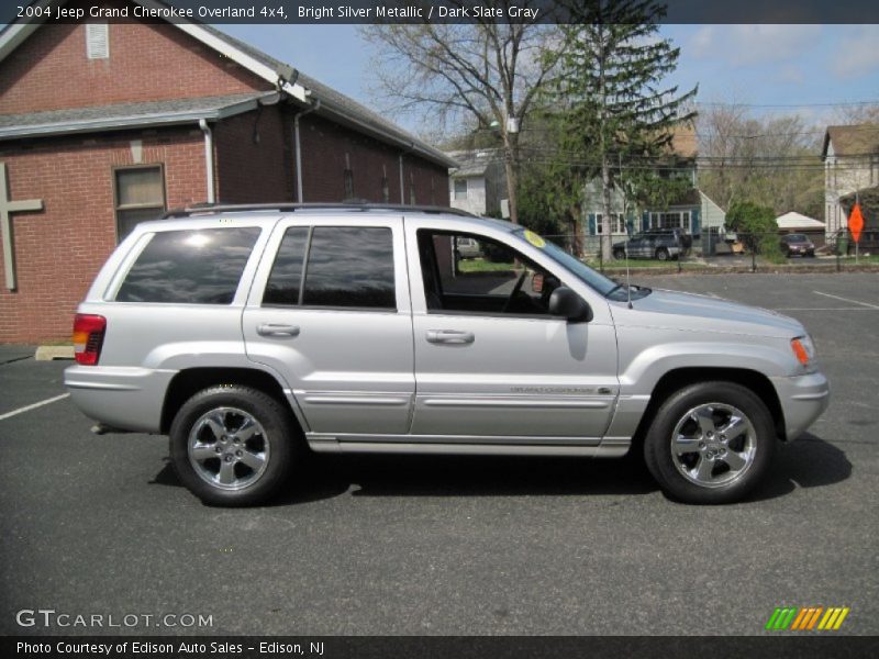 Bright Silver Metallic / Dark Slate Gray 2004 Jeep Grand Cherokee Overland 4x4