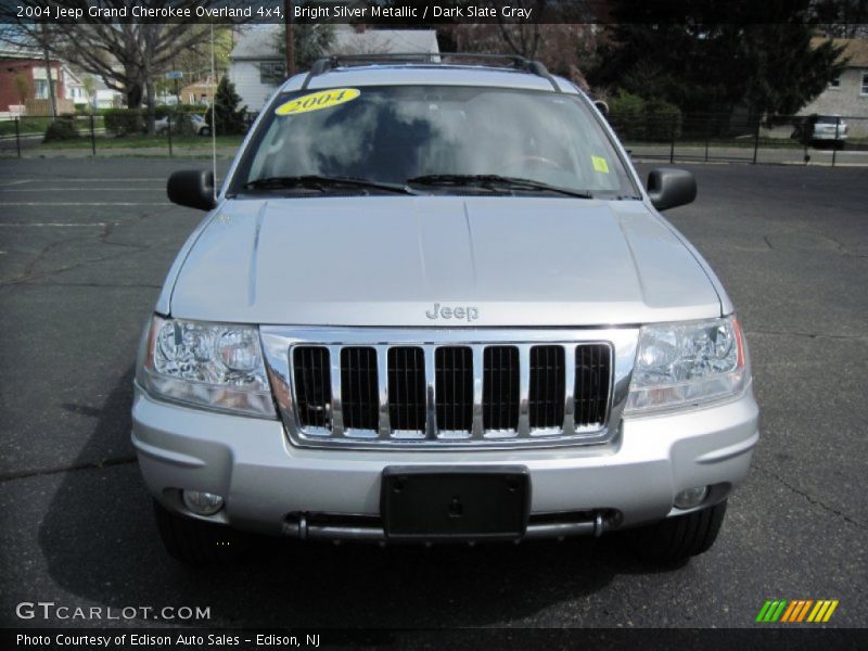 Bright Silver Metallic / Dark Slate Gray 2004 Jeep Grand Cherokee Overland 4x4