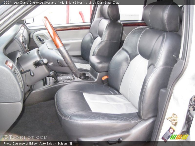 Bright Silver Metallic / Dark Slate Gray 2004 Jeep Grand Cherokee Overland 4x4