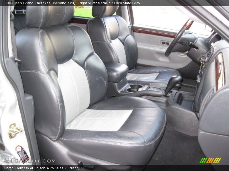 Bright Silver Metallic / Dark Slate Gray 2004 Jeep Grand Cherokee Overland 4x4
