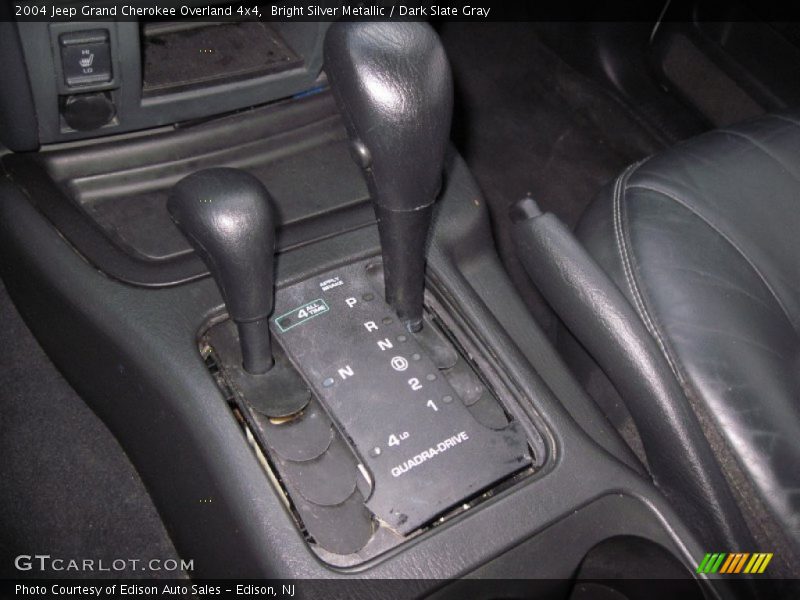 Bright Silver Metallic / Dark Slate Gray 2004 Jeep Grand Cherokee Overland 4x4
