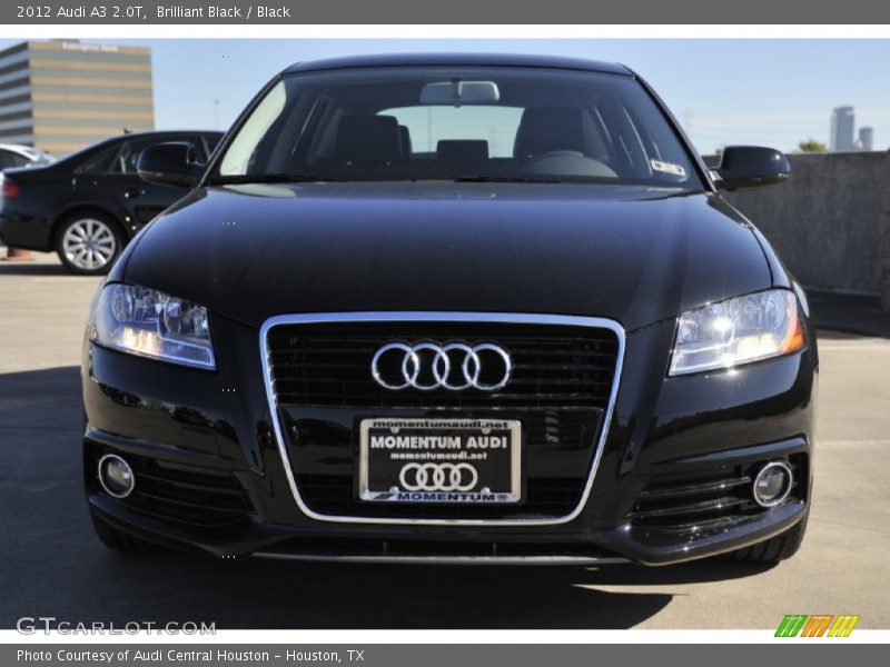 Brilliant Black / Black 2012 Audi A3 2.0T
