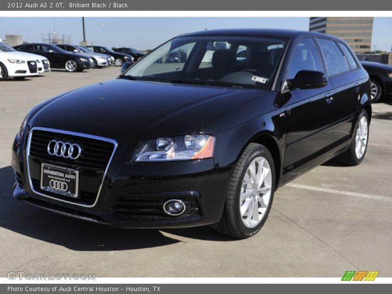 Brilliant Black / Black 2012 Audi A3 2.0T