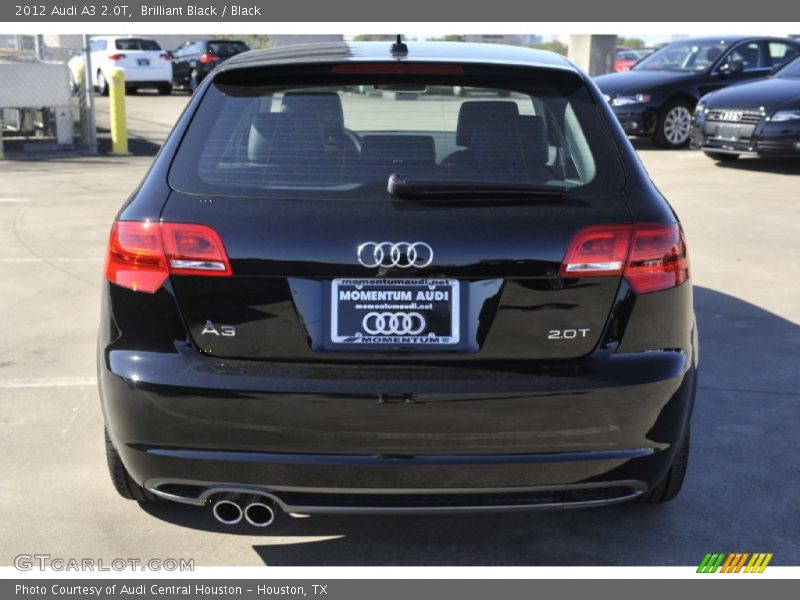 Brilliant Black / Black 2012 Audi A3 2.0T