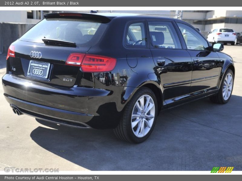 Brilliant Black / Black 2012 Audi A3 2.0T