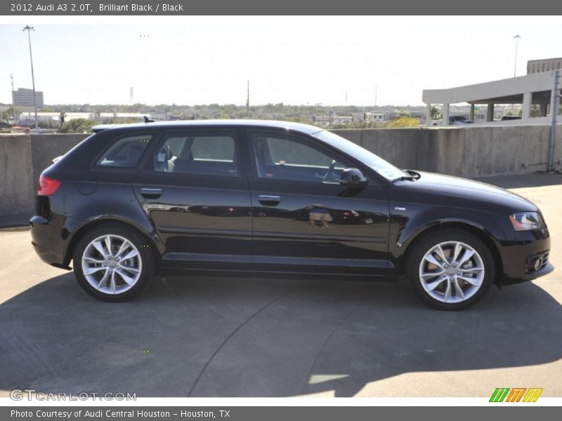 Brilliant Black / Black 2012 Audi A3 2.0T