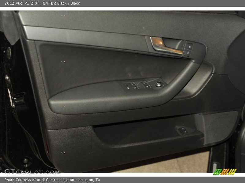 Brilliant Black / Black 2012 Audi A3 2.0T