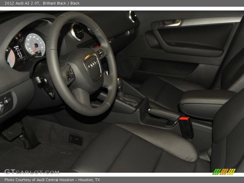 Brilliant Black / Black 2012 Audi A3 2.0T