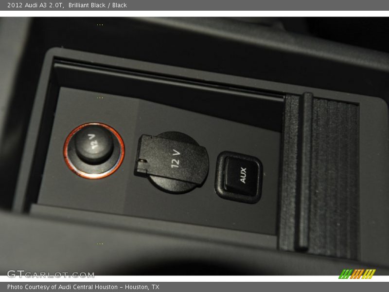 Brilliant Black / Black 2012 Audi A3 2.0T