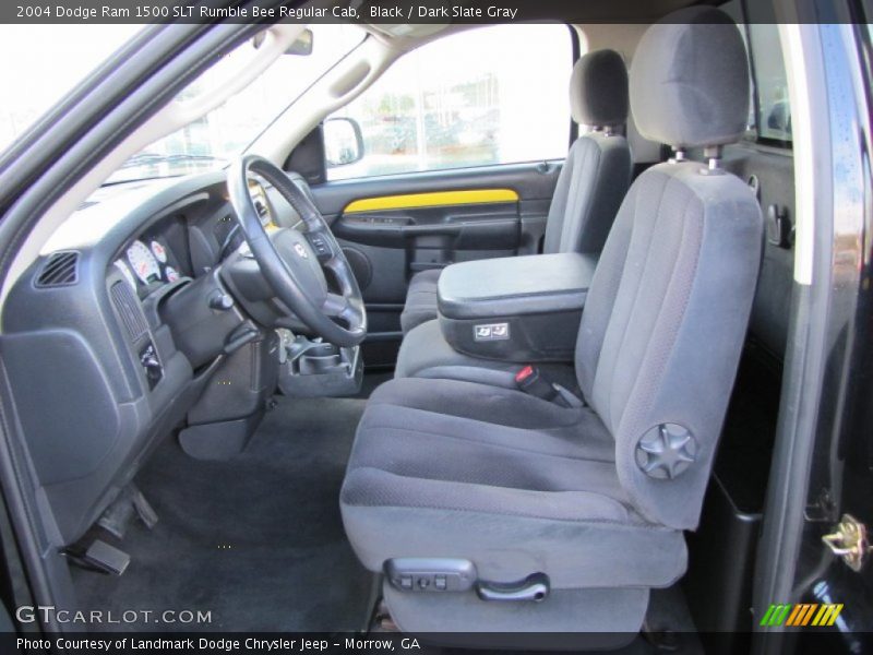  2004 Ram 1500 SLT Rumble Bee Regular Cab Dark Slate Gray Interior