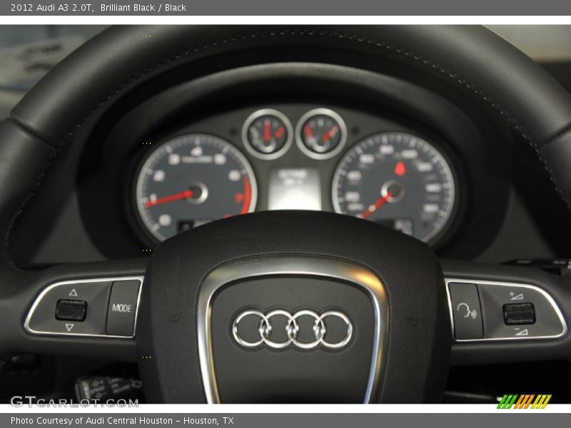 Brilliant Black / Black 2012 Audi A3 2.0T