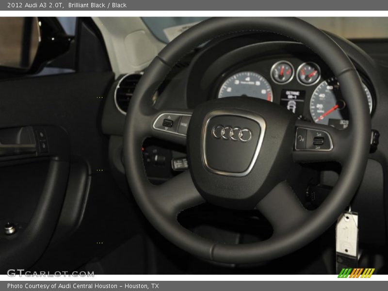 Brilliant Black / Black 2012 Audi A3 2.0T