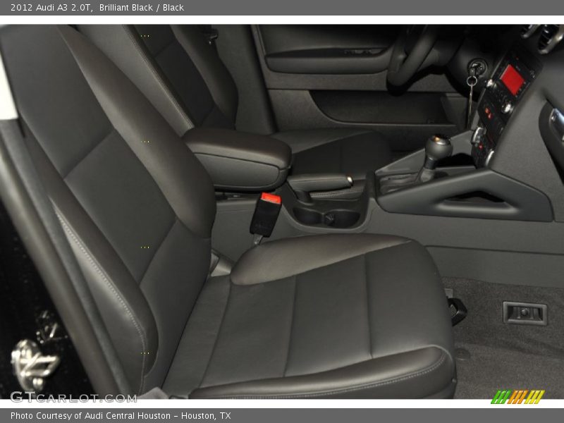 Brilliant Black / Black 2012 Audi A3 2.0T