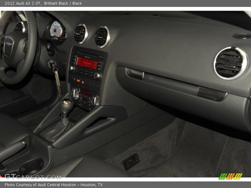 Brilliant Black / Black 2012 Audi A3 2.0T