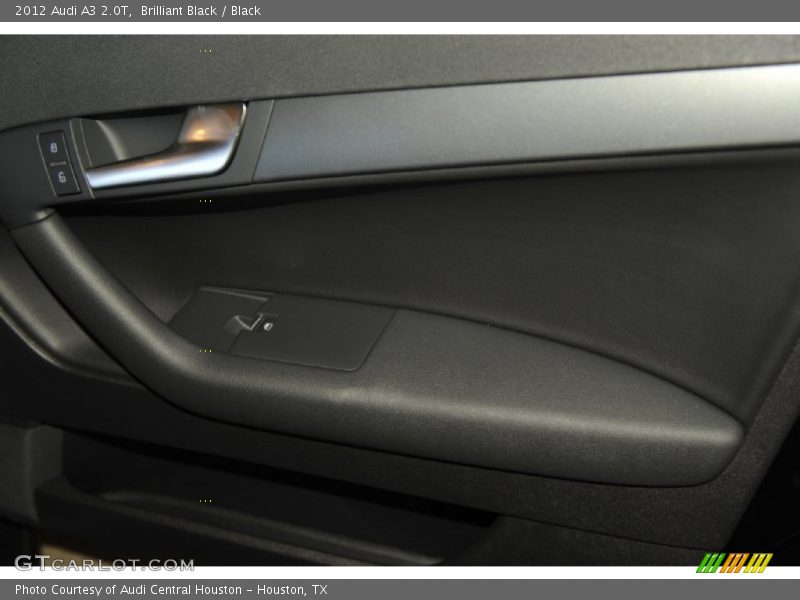Brilliant Black / Black 2012 Audi A3 2.0T