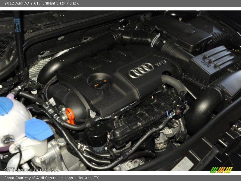 Brilliant Black / Black 2012 Audi A3 2.0T