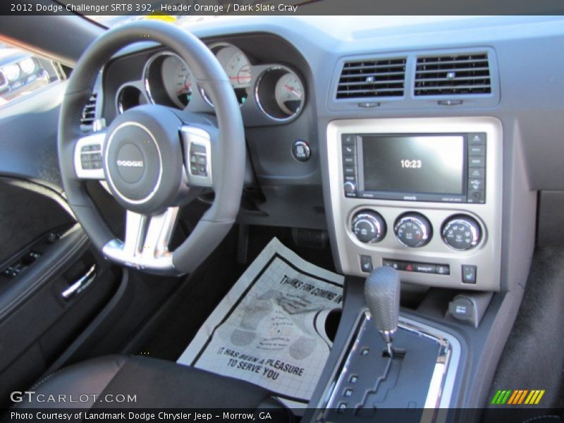 Dashboard of 2012 Challenger SRT8 392