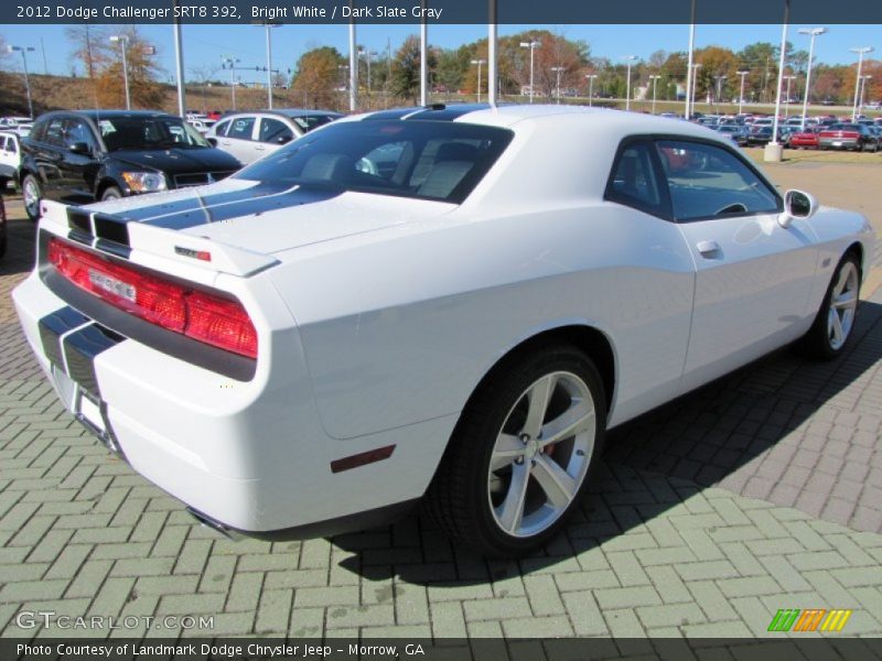 Bright White / Dark Slate Gray 2012 Dodge Challenger SRT8 392