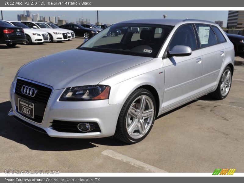 Ice Silver Metallic / Black 2012 Audi A3 2.0 TDI