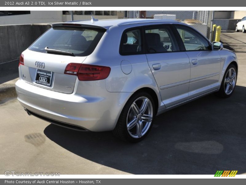 Ice Silver Metallic / Black 2012 Audi A3 2.0 TDI