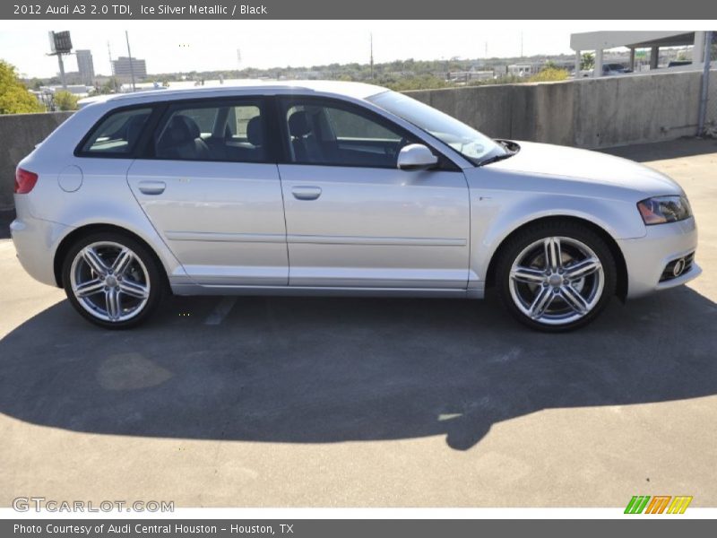 Ice Silver Metallic / Black 2012 Audi A3 2.0 TDI