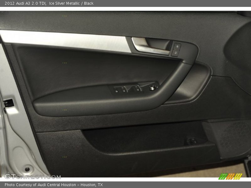 Ice Silver Metallic / Black 2012 Audi A3 2.0 TDI