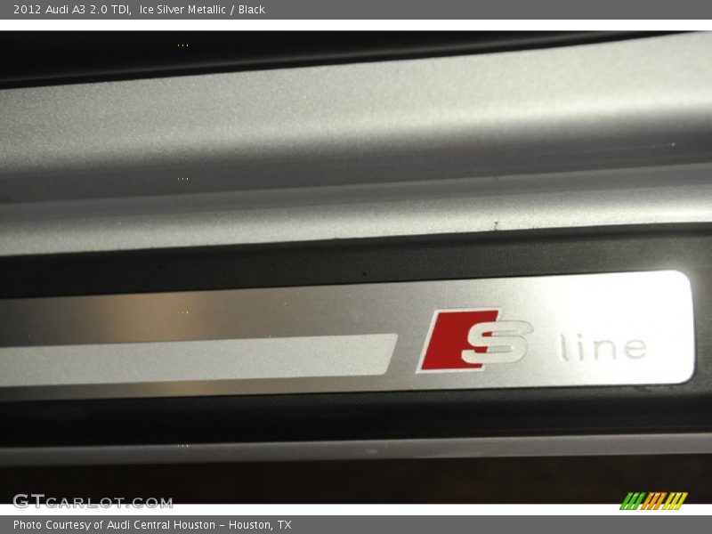 Ice Silver Metallic / Black 2012 Audi A3 2.0 TDI