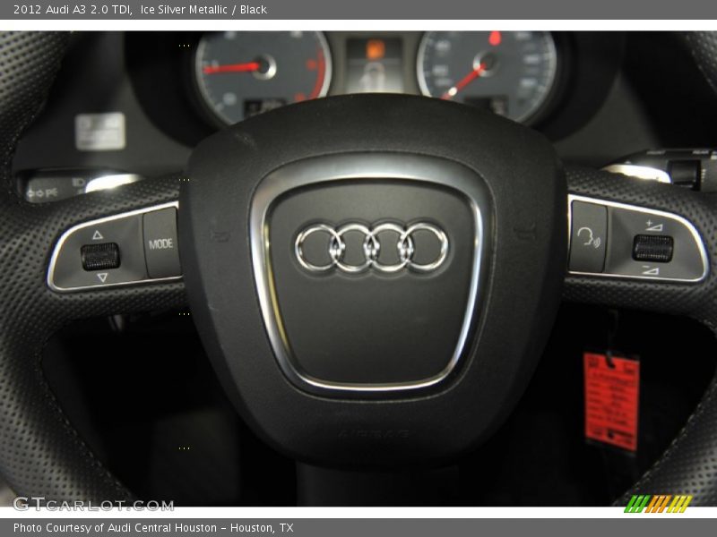 Ice Silver Metallic / Black 2012 Audi A3 2.0 TDI