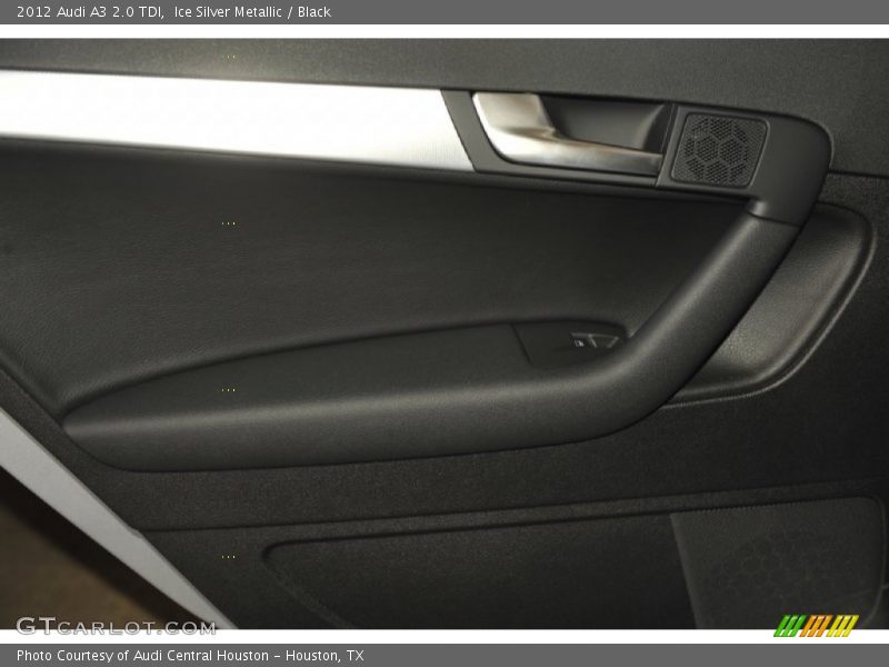Ice Silver Metallic / Black 2012 Audi A3 2.0 TDI