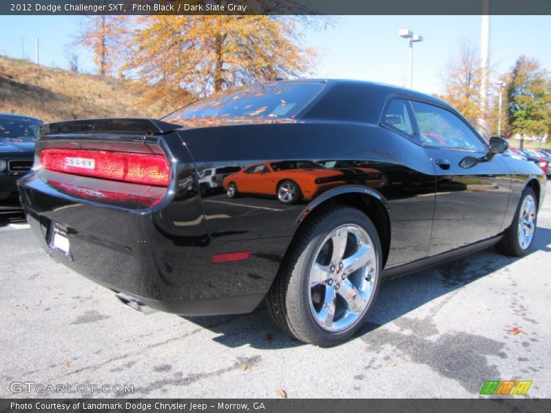 Pitch Black / Dark Slate Gray 2012 Dodge Challenger SXT