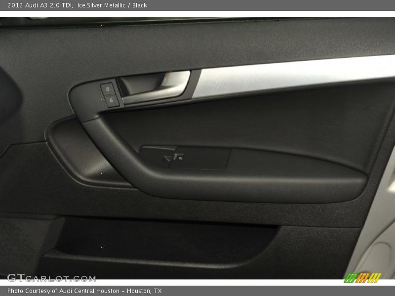 Ice Silver Metallic / Black 2012 Audi A3 2.0 TDI