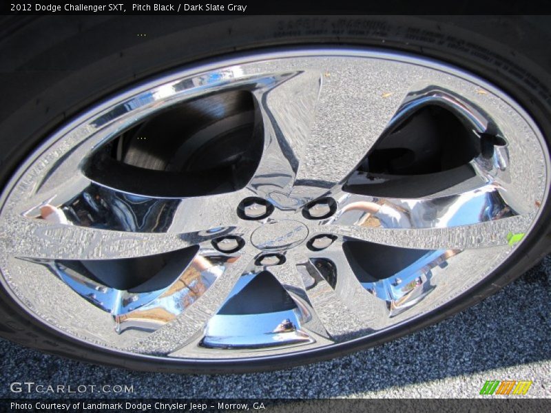 Pitch Black / Dark Slate Gray 2012 Dodge Challenger SXT