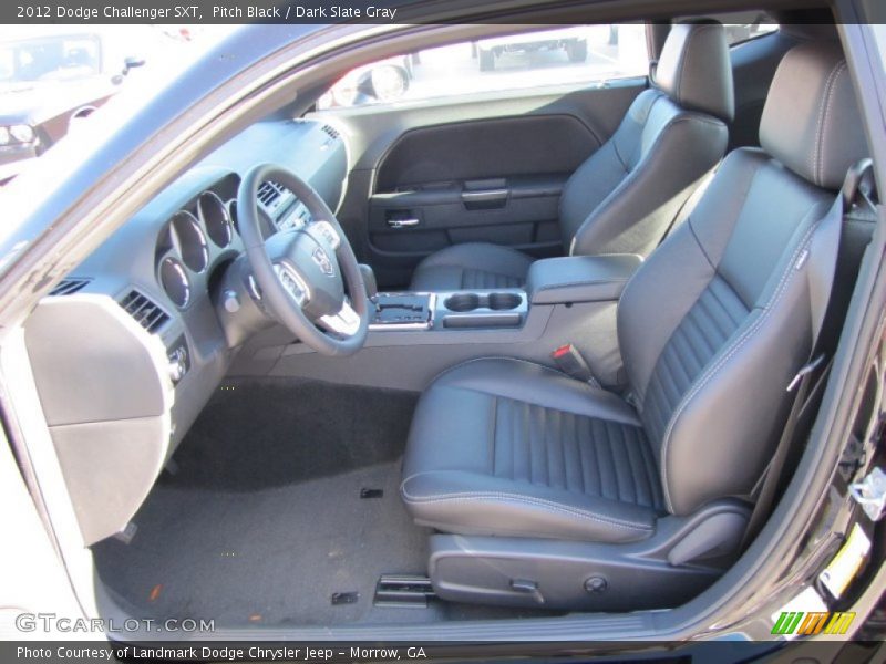Pitch Black / Dark Slate Gray 2012 Dodge Challenger SXT