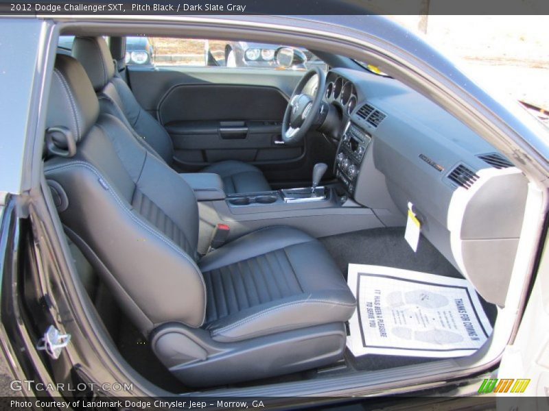 Pitch Black / Dark Slate Gray 2012 Dodge Challenger SXT