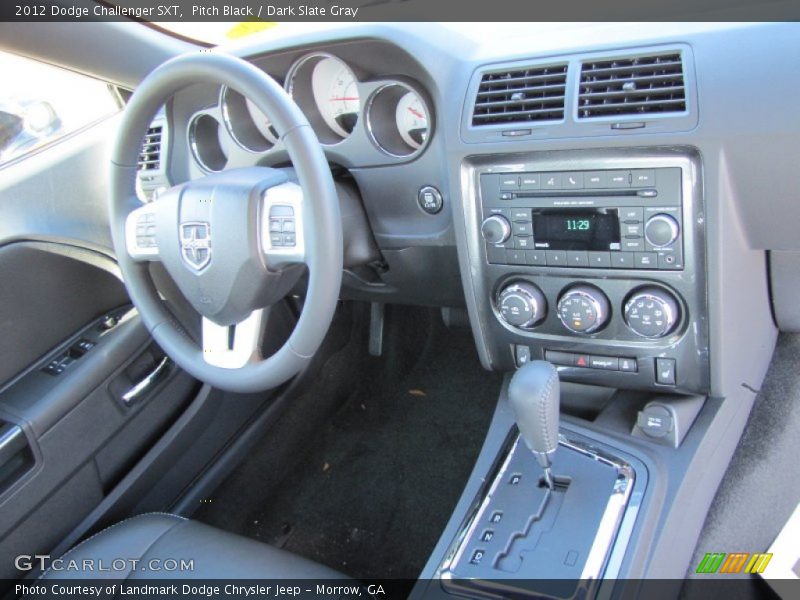 Pitch Black / Dark Slate Gray 2012 Dodge Challenger SXT