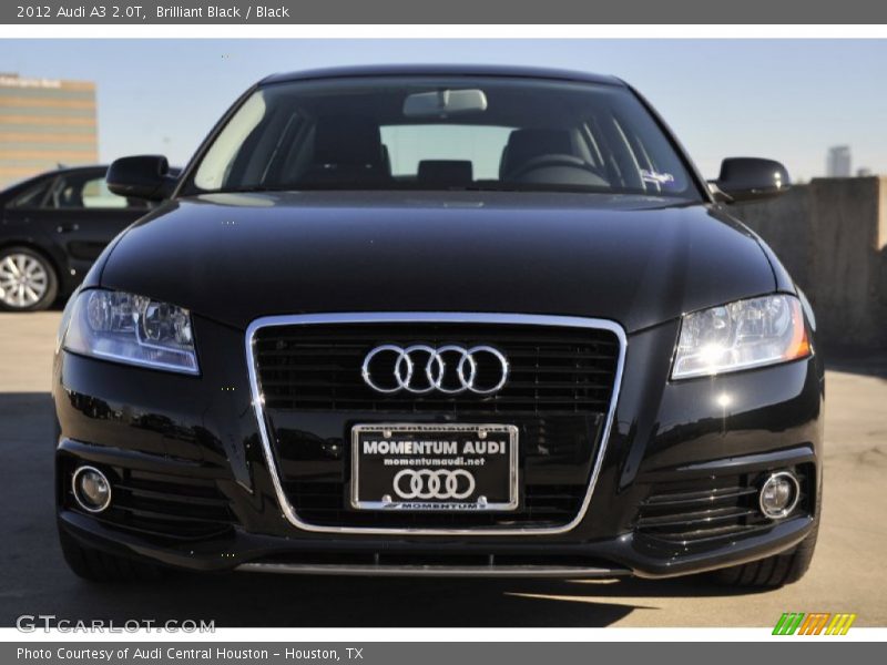 Brilliant Black / Black 2012 Audi A3 2.0T