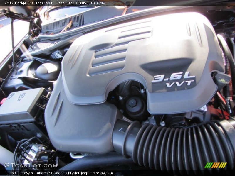 Pitch Black / Dark Slate Gray 2012 Dodge Challenger SXT