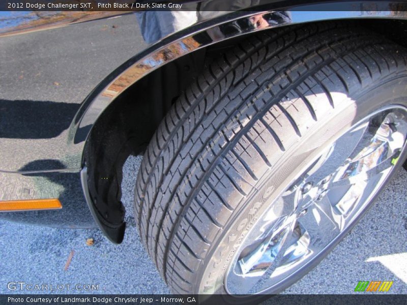 Pitch Black / Dark Slate Gray 2012 Dodge Challenger SXT