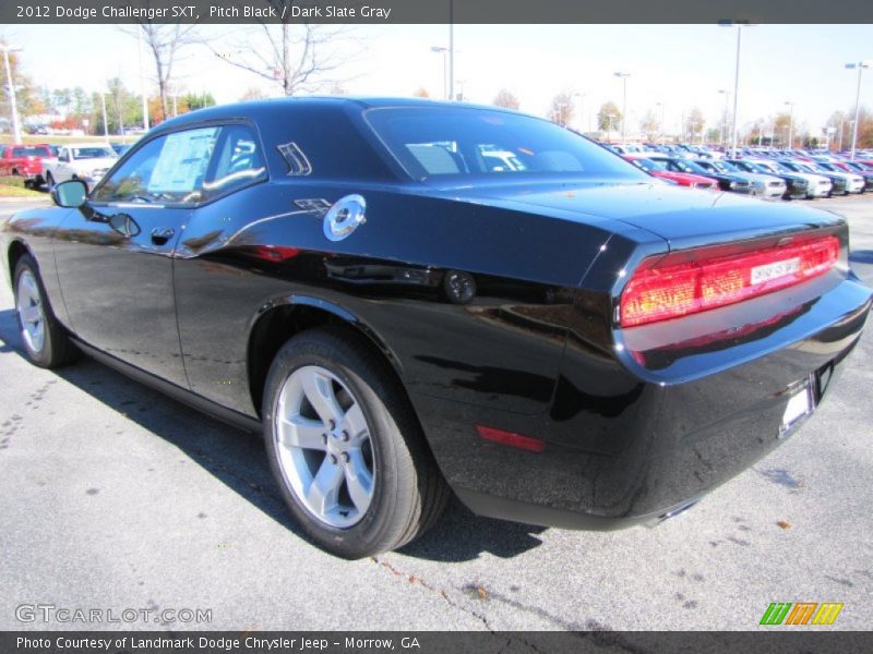 Pitch Black / Dark Slate Gray 2012 Dodge Challenger SXT