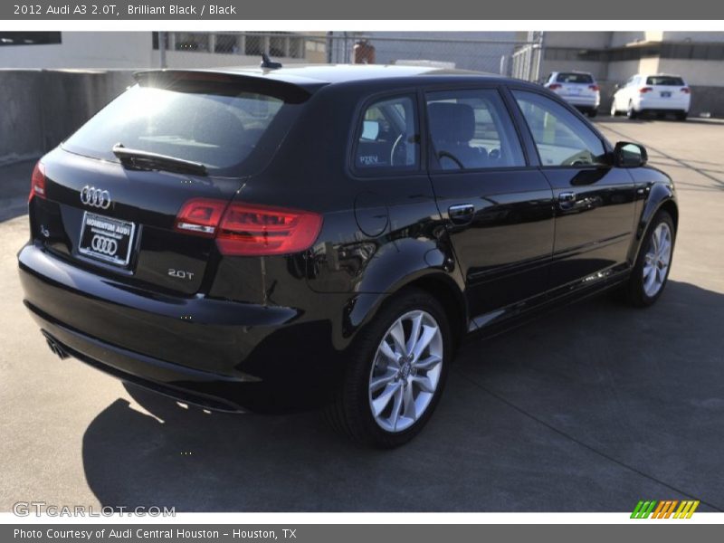 Brilliant Black / Black 2012 Audi A3 2.0T