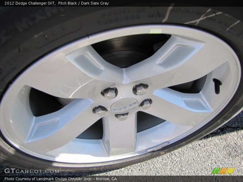 Pitch Black / Dark Slate Gray 2012 Dodge Challenger SXT