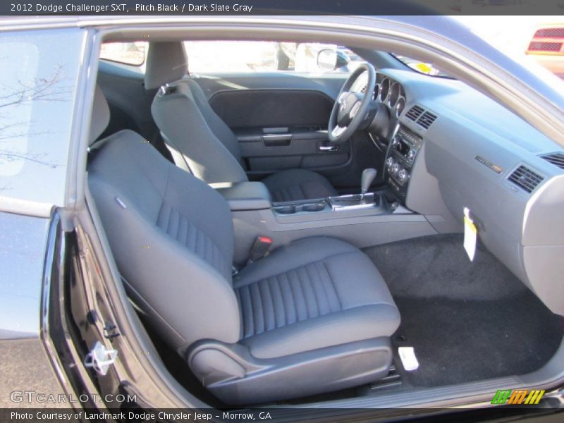 Pitch Black / Dark Slate Gray 2012 Dodge Challenger SXT