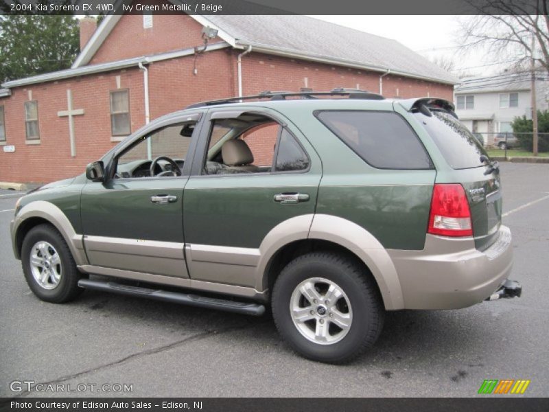 Ivy Green Metallic / Beige 2004 Kia Sorento EX 4WD