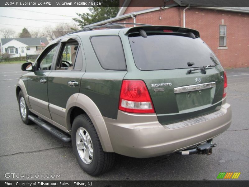 Ivy Green Metallic / Beige 2004 Kia Sorento EX 4WD