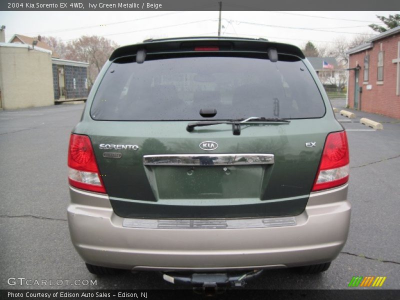 Ivy Green Metallic / Beige 2004 Kia Sorento EX 4WD