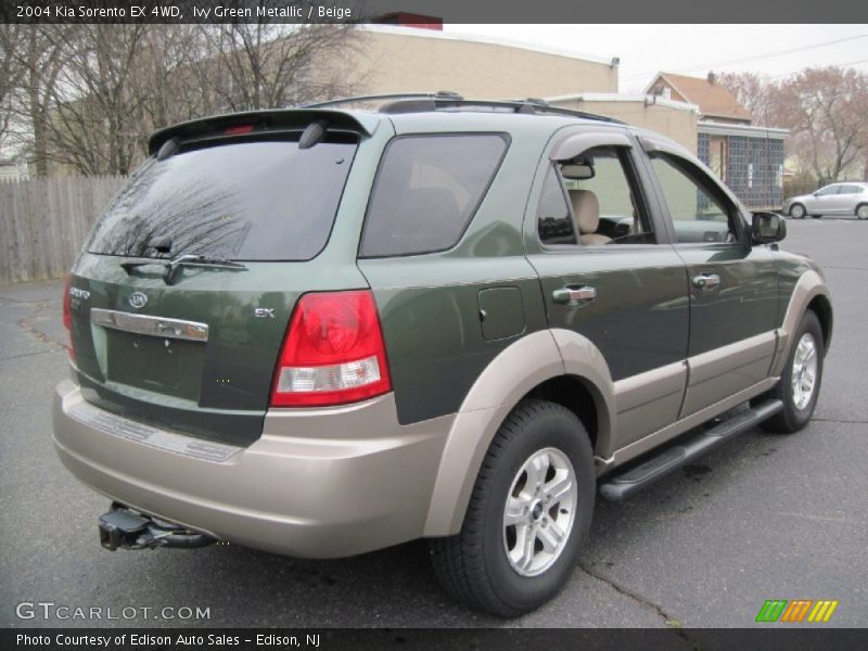 Ivy Green Metallic / Beige 2004 Kia Sorento EX 4WD