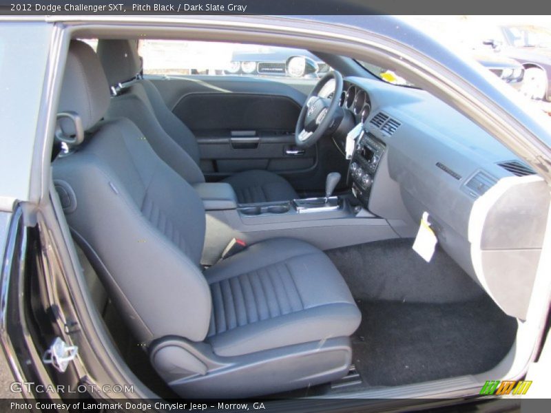 Pitch Black / Dark Slate Gray 2012 Dodge Challenger SXT
