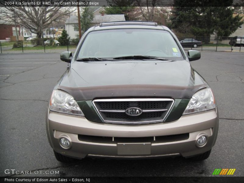 Ivy Green Metallic / Beige 2004 Kia Sorento EX 4WD