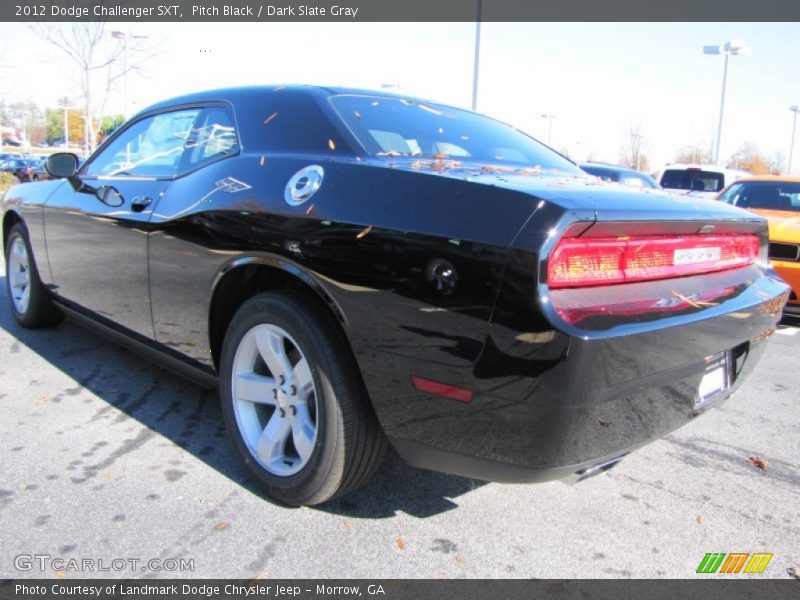 Pitch Black / Dark Slate Gray 2012 Dodge Challenger SXT