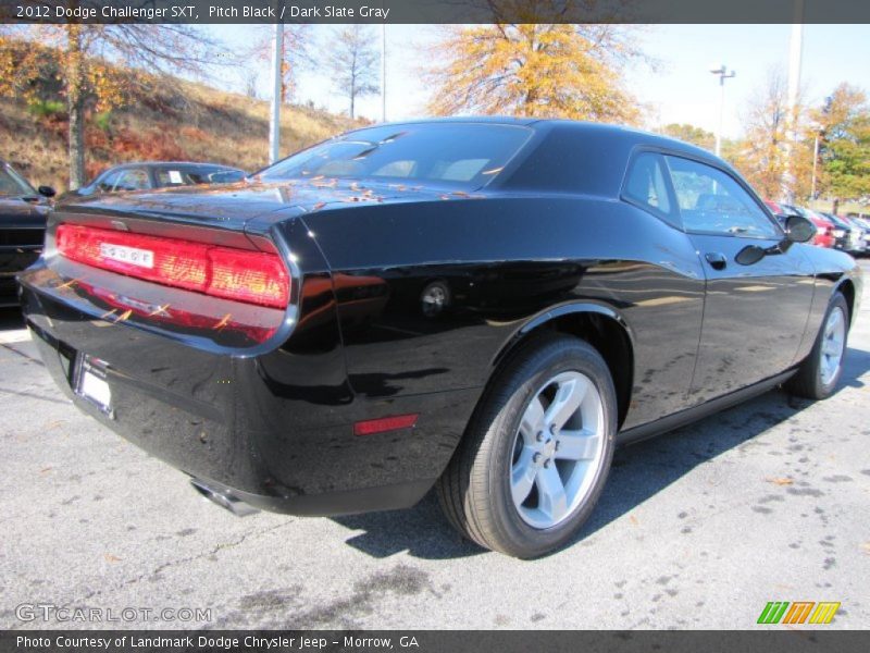 Pitch Black / Dark Slate Gray 2012 Dodge Challenger SXT